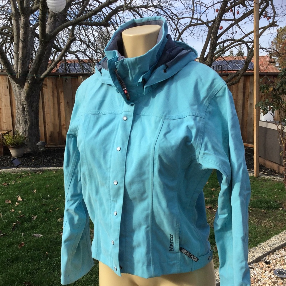 Women’s MARMOT Rain Snow Jacket Denim Jean Look